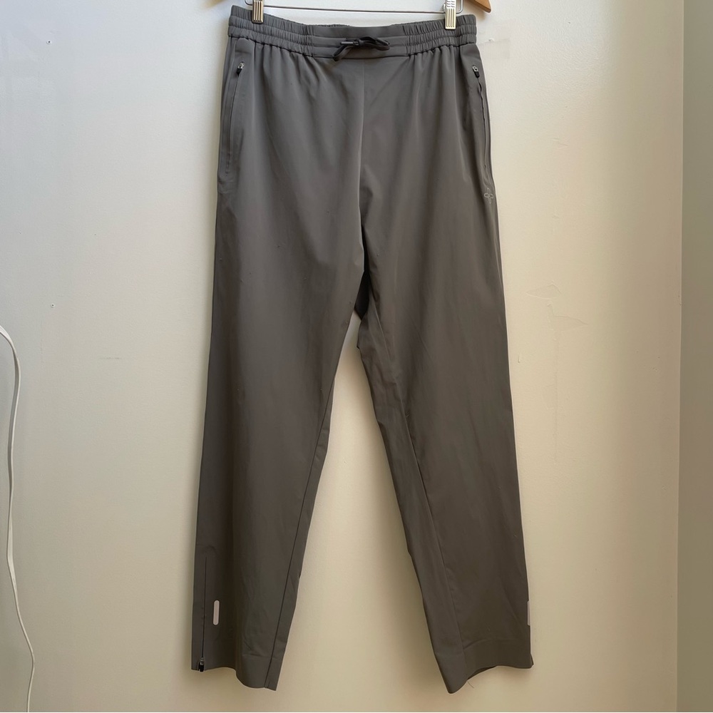 Jian Ye Basic Unit Gray Technical Track Jogger Pa… - image 1